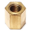 Midwest Fastener Coupling Nut, 3/8"-16, Brass, 50 PK 09217